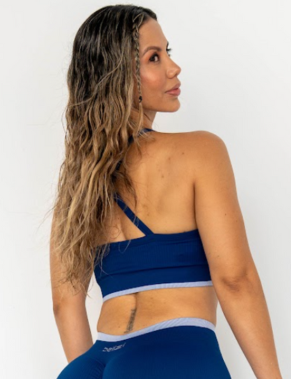 Top Seamless Azul