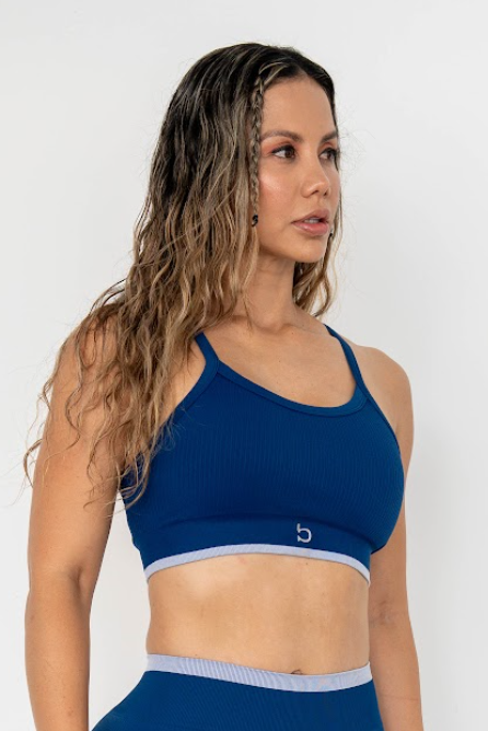 Top Seamless Azul