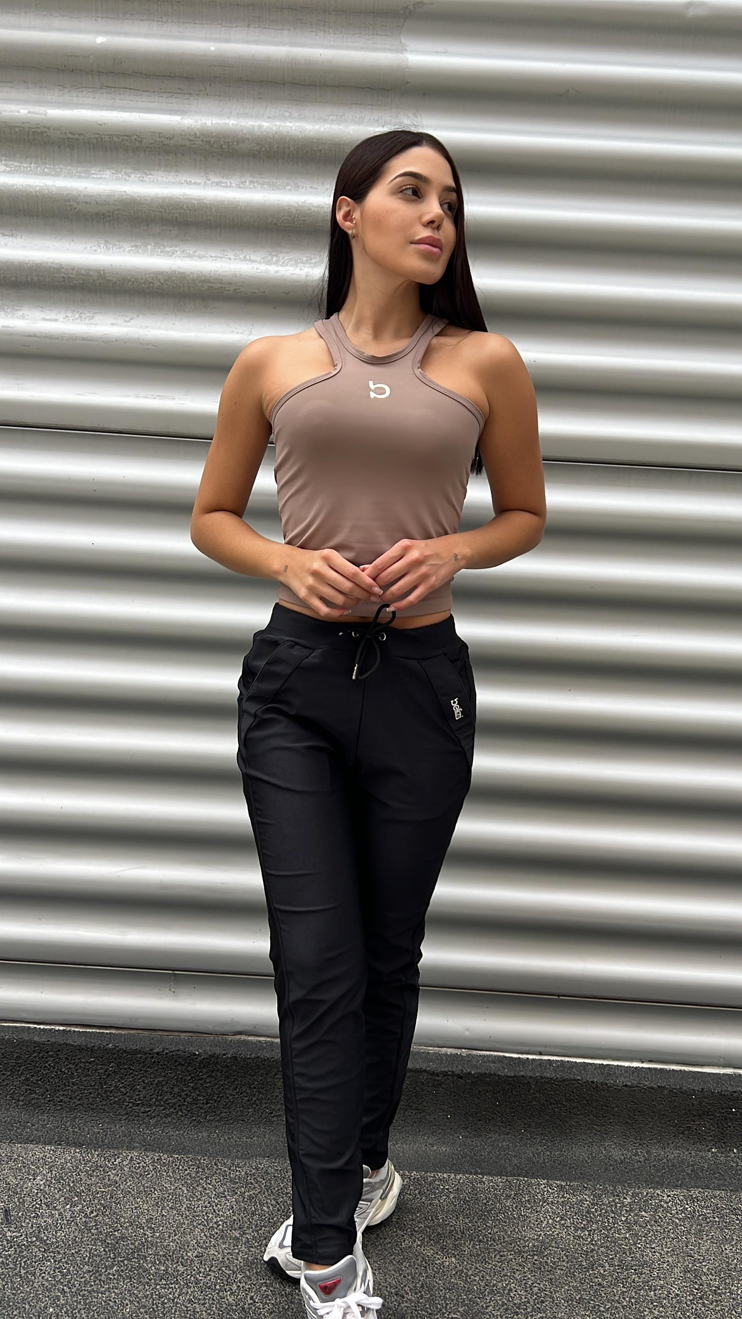 Blusa Básica Larga Nude